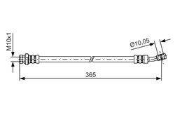 FURTUN FRANA BOSCH 1 987 481 456 - Compatibil cu HYUNDAI, KIA
