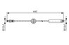FURTUN FRANA BOSCH 1 987 481 484 - Compatibil cu CITROEN, FIAT, PEUGEOT