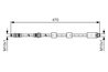 FURTUN FRANA BOSCH 1 987 481 481 - Compatibil cu BMW