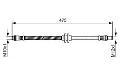 FURTUN FRANA BOSCH 1 987 481 496 - Compatibil cu RENAULT