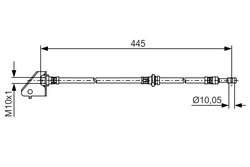 FURTUN FRANA BOSCH 1 987 481 497 - Compatibil cu HYUNDAI, KIA