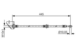 FURTUN FRANA BOSCH 1 987 481 498 - Compatibil cu HYUNDAI, KIA