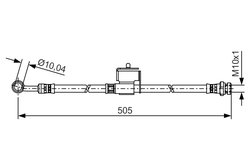 FURTUN FRANA BOSCH 1 987 481 505 - Compatibil cu HYUNDAI, HYUNDAI (BEIJING), KIA, KIA (DYK)