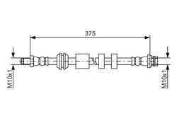 FURTUN FRANA BOSCH 1 987 481 563 - Compatibil cu VOLVO, VOLVO ASIA