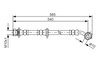 FURTUN FRANA BOSCH 1 987 481 561 - Compatibil cu HONDA