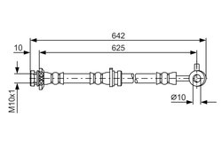 FURTUN FRANA BOSCH 1 987 481 573 - Compatibil cu NISSAN, RENAULT