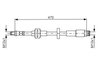 Furtun frana BOSCH 1 987 481 672