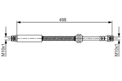 FURTUN FRANA BOSCH 1 987 481 711 - Compatibil cu VW