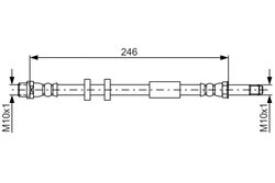 FURTUN FRANA BOSCH 1 987 481 714 - Compatibil cu AUDI