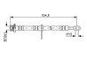 FURTUN FRANA BOSCH 1 987 481 851 - Compatibil cu SUZUKI
