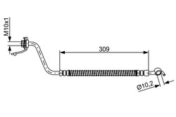 FURTUN FRANA BOSCH 1 987 481 877 - Compatibil cu HYUNDAI