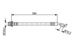 FURTUN FRANA BOSCH 1 987 481 884 - Compatibil cu HYUNDAI, KIA