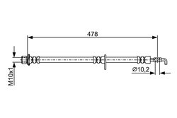FURTUN FRANA BOSCH 1 987 481 926 - Compatibil cu LEXUS, TOYOTA