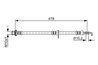 Furtun frana BOSCH 1 987 481 926