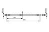 FURTUN FRANA BOSCH 1 987 481 979 - Compatibil cu FORD