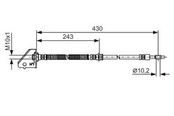 FURTUN FRANA BOSCH 1 987 481 B29 - Compatibil cu HYUNDAI