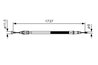 CABLU FRANA DE MANA BOSCH 1 987 482 008 - Compatibil cu CITROEN, FIAT, PEUGEOT
