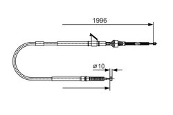 CABLU FRANA DE MANA BOSCH 1 987 482 068 - Compatibil cu MITSUBISHI