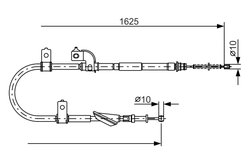 CABLU FRANA DE MANA BOSCH 1 987 482 081 - Compatibil cu SUBARU