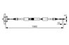 CABLU FRANA DE MANA BOSCH 1 987 482 128 - Compatibil cu VOLVO