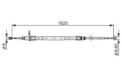 CABLU FRANA DE MANA BOSCH 1 987 482 254 - Compatibil cu LAND ROVER