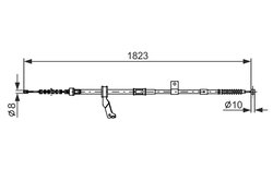 CABLU FRANA DE MANA BOSCH 1 987 482 297 - Compatibil cu TOYOTA