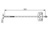 CABLU FRANA DE MANA BOSCH 1 987 482 337 - Compatibil cu NISSAN, NISSAN (DFAC)
