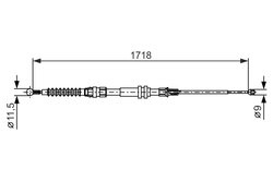CABLU FRANA DE MANA BOSCH 1 987 482 378 - Compatibil cu VW