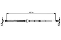 CABLU FRANA DE MANA BOSCH 1 987 482 448 - Compatibil cu VW