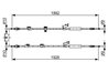 CABLU FRANA DE MANA BOSCH 1 987 482 494 - Compatibil cu FORD