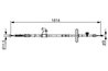 CABLU FRANA DE MANA BOSCH 1 987 482 502 - Compatibil cu CHEVROLET, OPEL, VAUXHALL