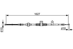 CABLU FRANA DE MANA BOSCH 1 987 482 518 - Compatibil cu MITSUBISHI