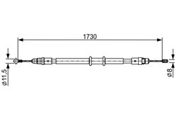 CABLU FRANA DE MANA BOSCH 1 987 482 549 - Compatibil cu RENAULT