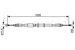 CABLU FRANA DE MANA BOSCH 1 987 482 552 - Compatibil cu RENAULT