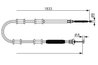 CABLU FRANA DE MANA BOSCH 1 987 482 593 - Compatibil cu FIAT, OPEL, VAUXHALL