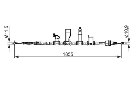 Cablu frana de mana BOSCH 1 987 482 685