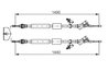 CABLU FRANA DE MANA BOSCH 1 987 482 721 - Compatibil cu FORD, FORD AUSTRALIA