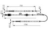 CABLU FRANA DE MANA BOSCH 1 987 482 803 - Compatibil cu OPEL, VAUXHALL