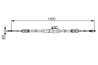 CABLU FRANA DE MANA BOSCH 1 987 482 832 - Compatibil cu FORD