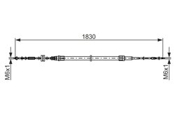 CABLU FRANA DE MANA BOSCH 1 987 482 863 - Compatibil cu VW
