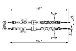 CABLU FRANA DE MANA BOSCH 1 987 482 870 - Compatibil cu FORD