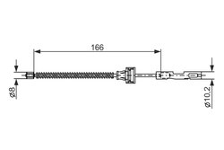 CABLU FRANA DE MANA BOSCH 1 987 482 875 - Compatibil cu FORD