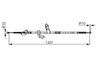 CABLU FRANA DE MANA BOSCH 1 987 482 902 - Compatibil cu TOYOTA