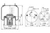 Burduf suspensie pneumatica Phoenix 1 D 28 B-11
