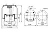 Burduf suspensie pneumatica Phoenix 1 D 28 B-12