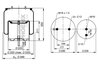 Burduf suspensie pneumatica Phoenix 1 D 28 H-16