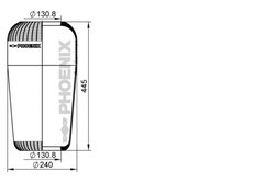 Burduf suspensie pneumatica Phoenix 1 F 21 C-2