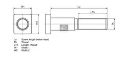 BOLT ROATA DT SPARE PARTS 1.17131 - Compatibil cu SCANIA