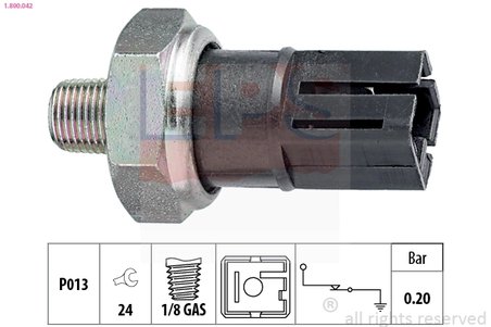 SENZOR PRESIUNE ULEI EPS 1.800.042 - Compatibil cu FORD, INFINITI, NISSAN, RENAULT, RENAULT TRUCKS