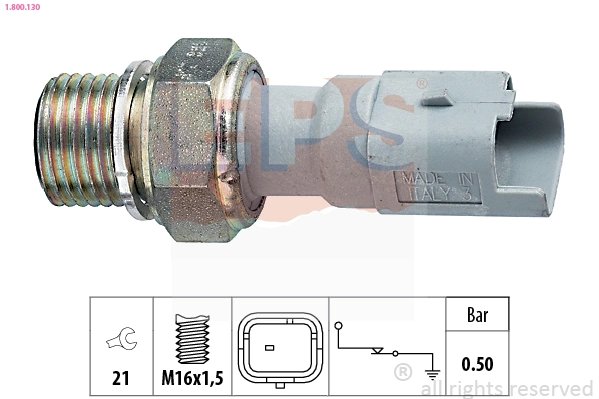 SENZOR PRESIUNE ULEI EPS 1.800.130 - Compatibil cu CITROEN, DS, FIAT, FORD, LANCIA, LAND ROVER, MAZDA, MINI, MITSUBISHI, NISSAN,